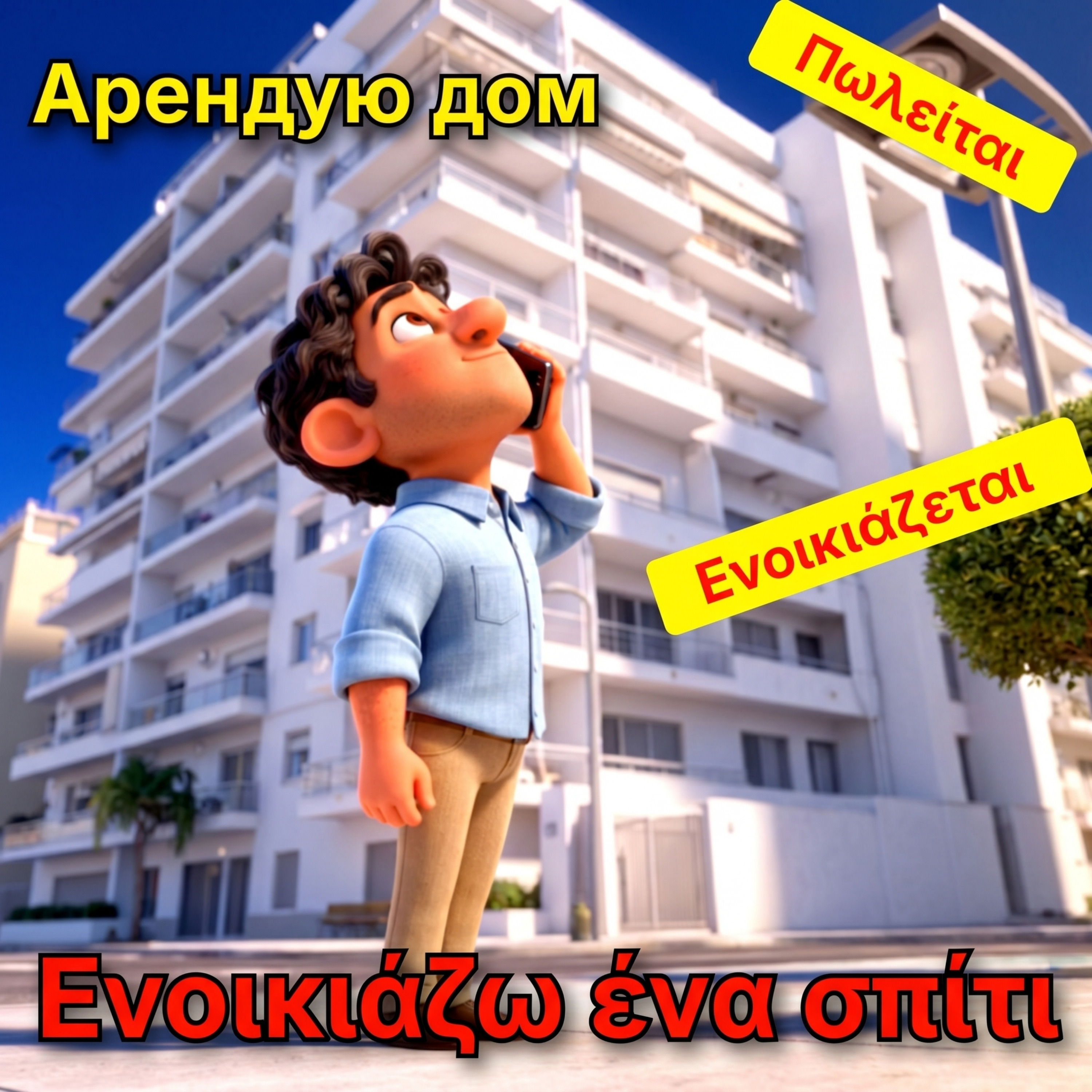 АРЕНДА квартиры в Греции 🏠 Диалог у риэлтора | Греческий язык с переводом на русский episode artwork