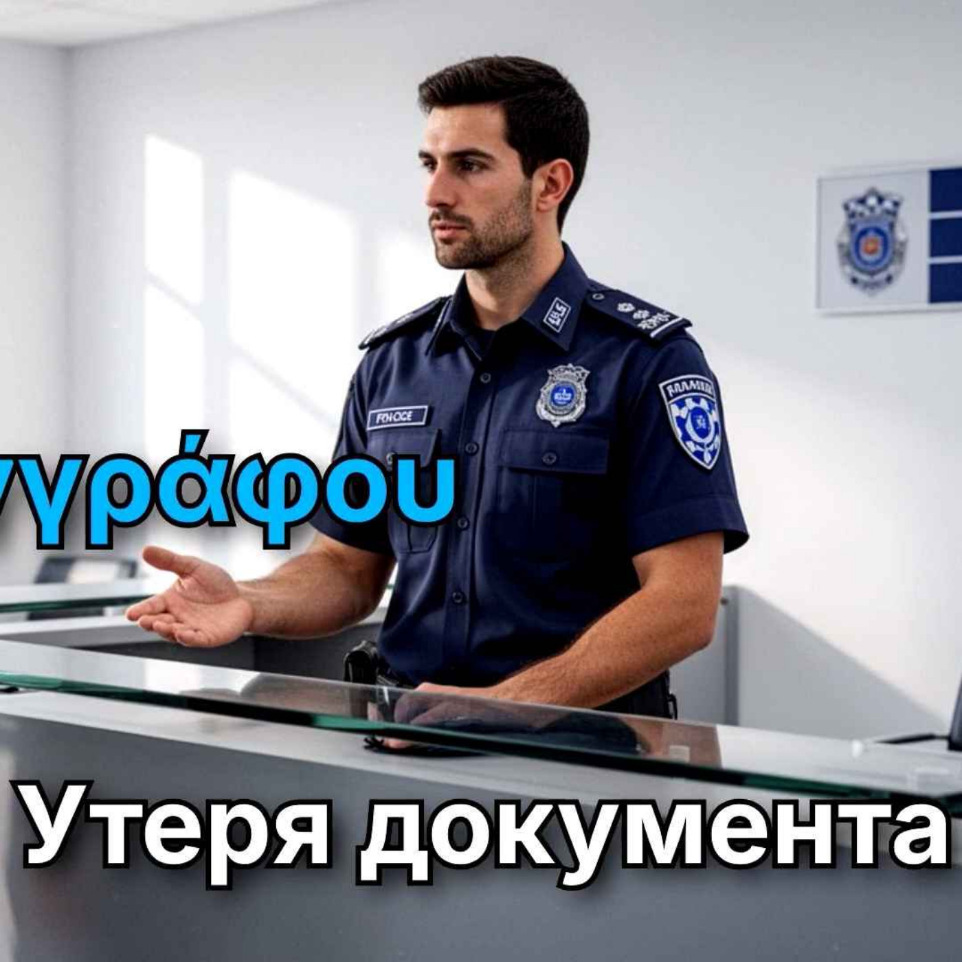 Утеря документа  | Απώλεια εγγράφου  🇬🇷 Диалог в полиции episode artwork