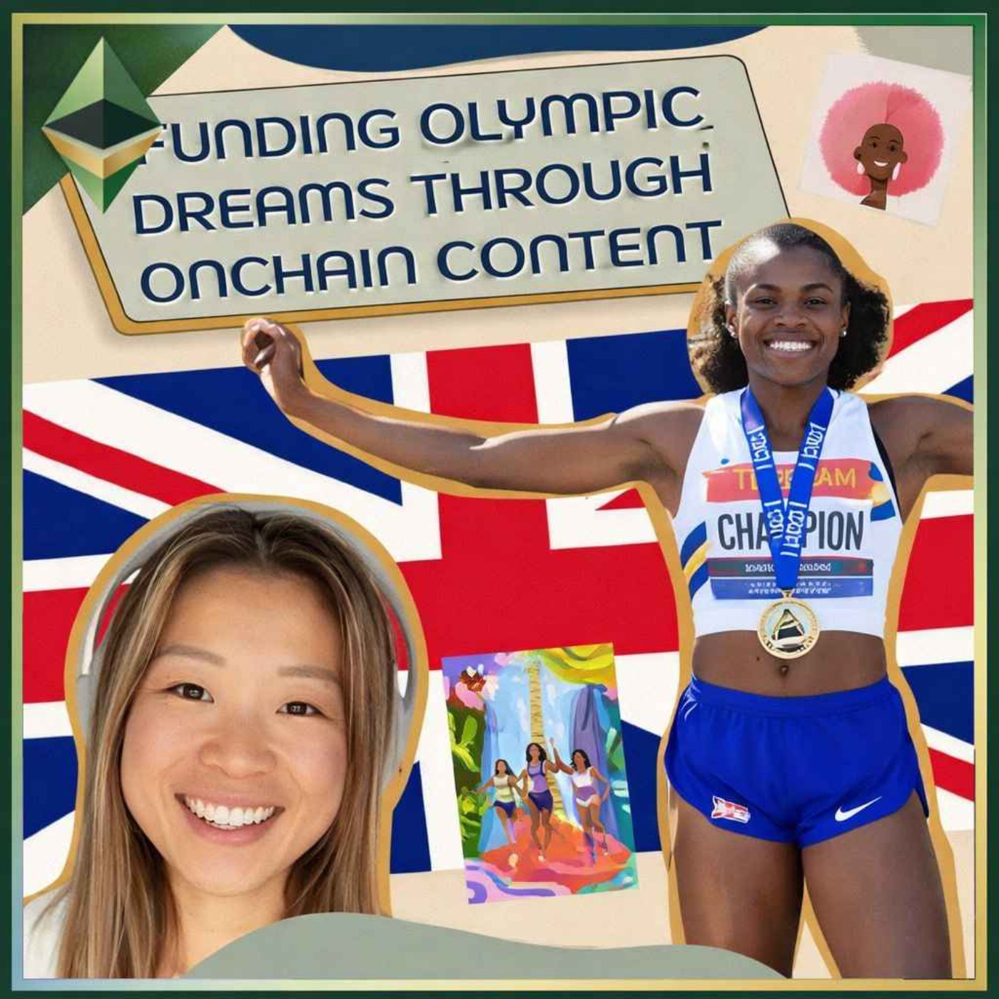S2 E5 | Funding Olympic Dreams Through Onchain Content w/Naomi Metzger (Afrochicks) episode artwork