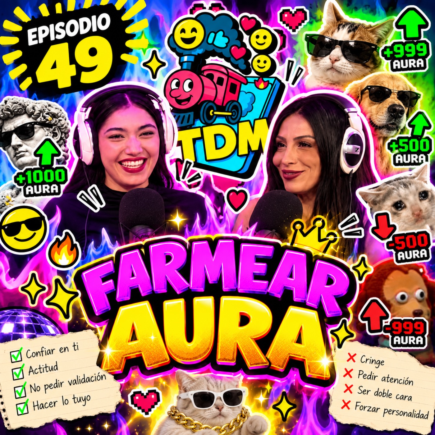 Portada de TDM: Con Rousse y Vanessa