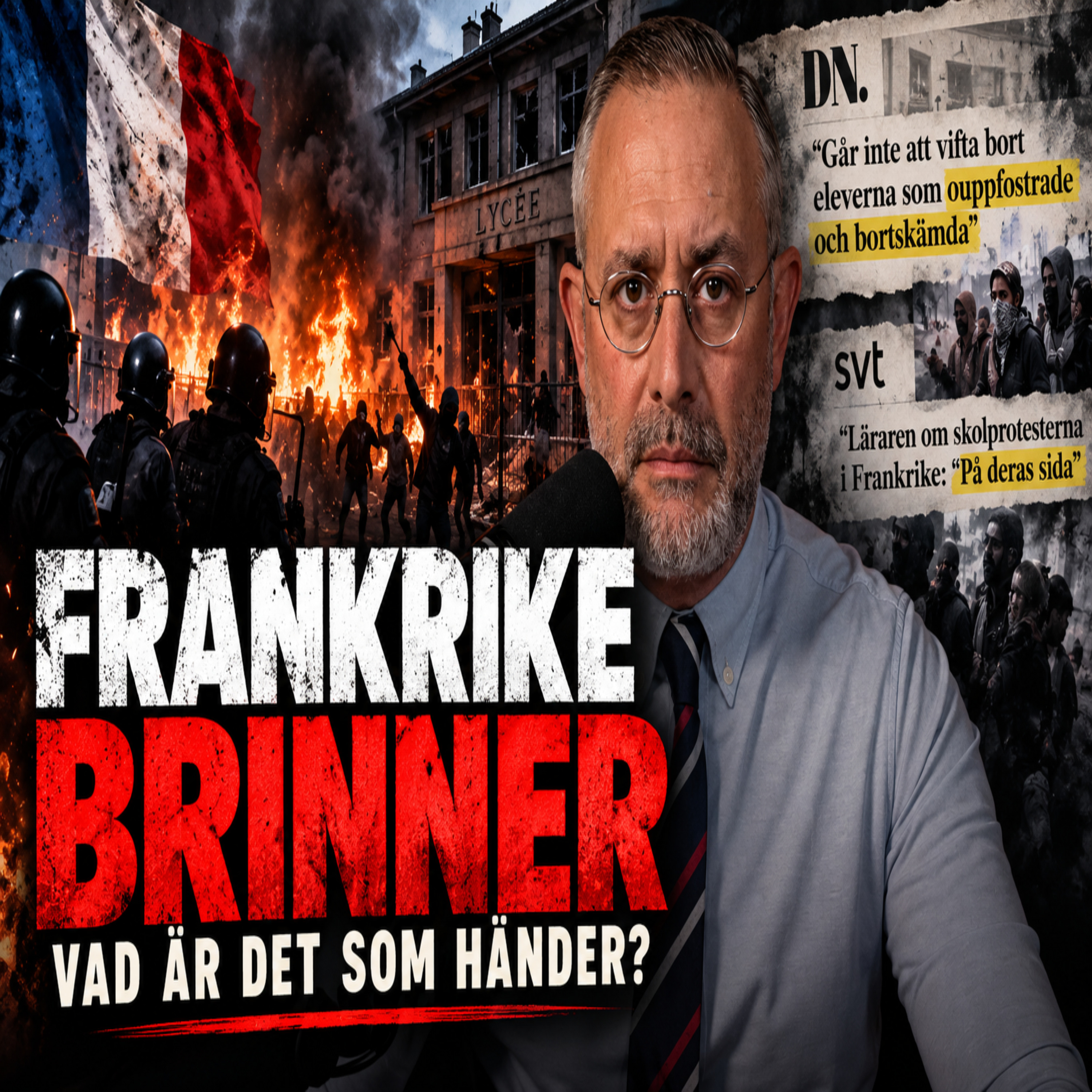 Brända baguetter! Islamovänstern tar över Frankrike!