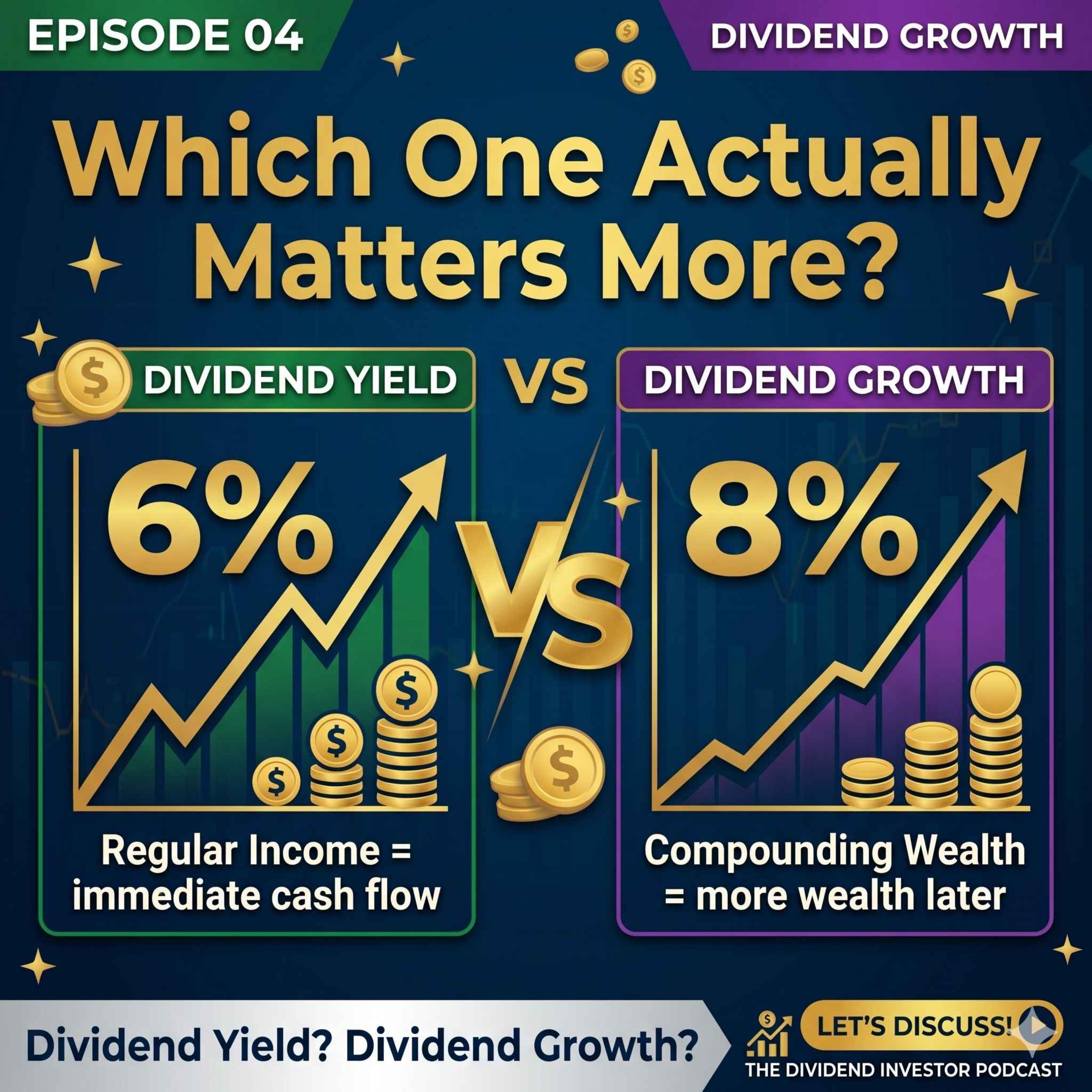 Dividend Yield vs. Dividend Growth — Which One Actually Matters More? episode artwork
