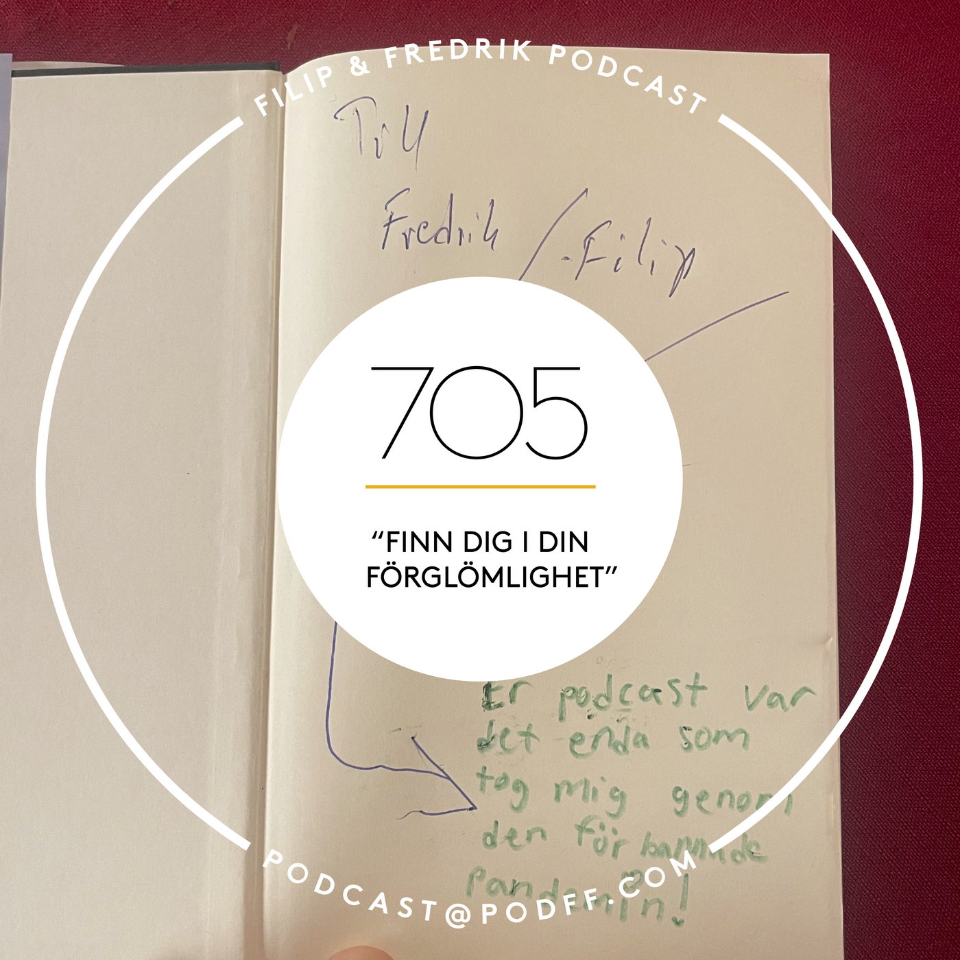 705. ”Finn dig i din förglömlighet”