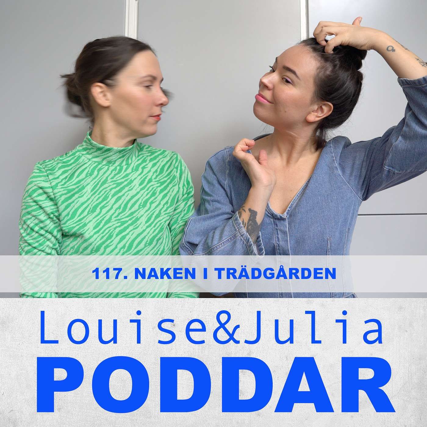 117. Naken i trädgården