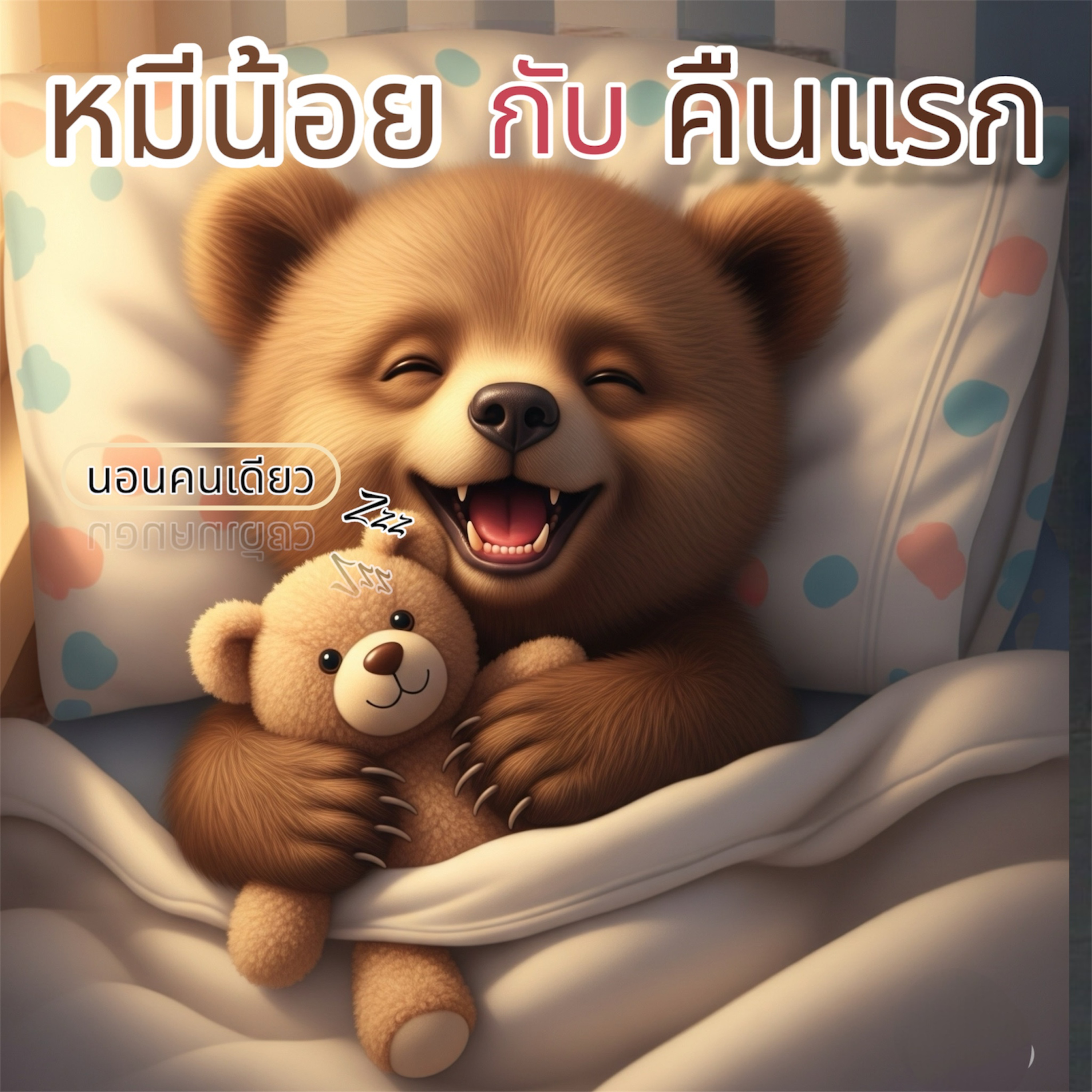 Ep.13 นิทานก่อนนอนยอดฮิต เรื่อง หมีน้อยกับคืนแรก episode artwork