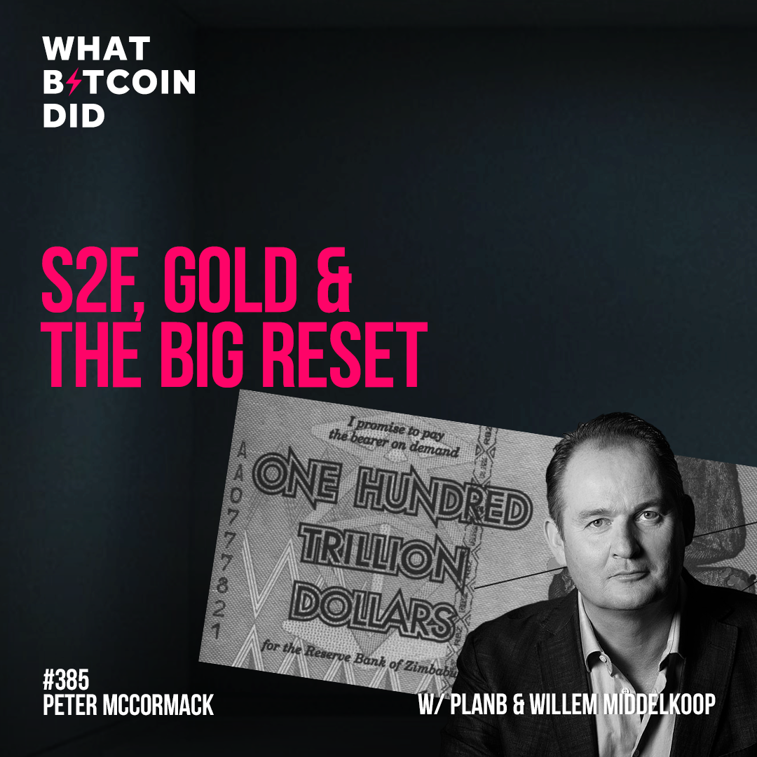 S2F, Gold & the Big Reset with Plan₿ & Willem Middelkoop - WBD385