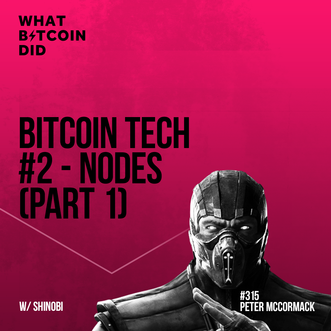 Bitcoin Tech #2 - Nodes (Part 1) with Shinobi - WBD315