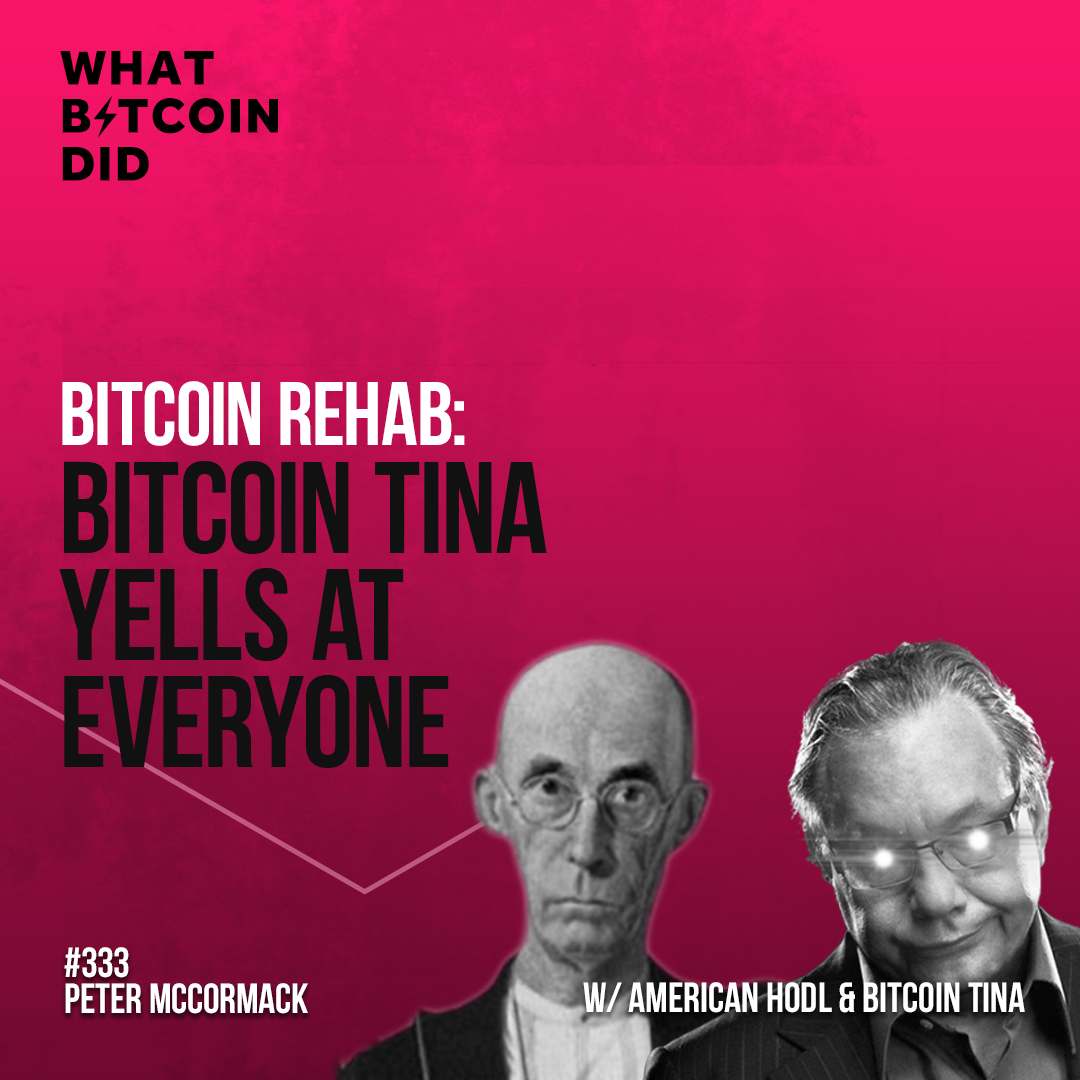 Bitcoin Rehab: BitcoinTINA Yells at Everyone with American HODL & BitcoinTINA - WBD333