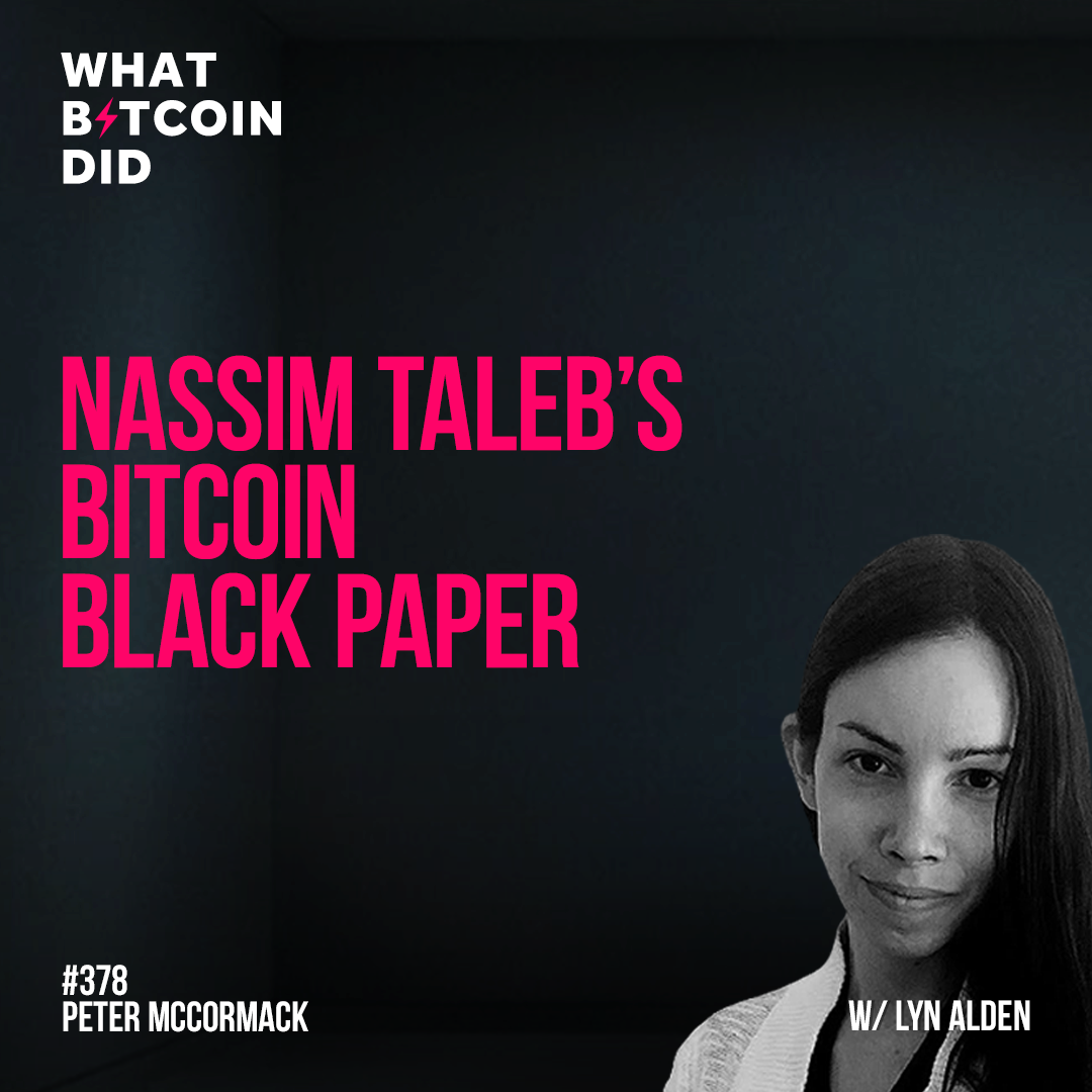 Nassim Taleb's Bitcoin Black Paper with Lyn Alden - WBD378