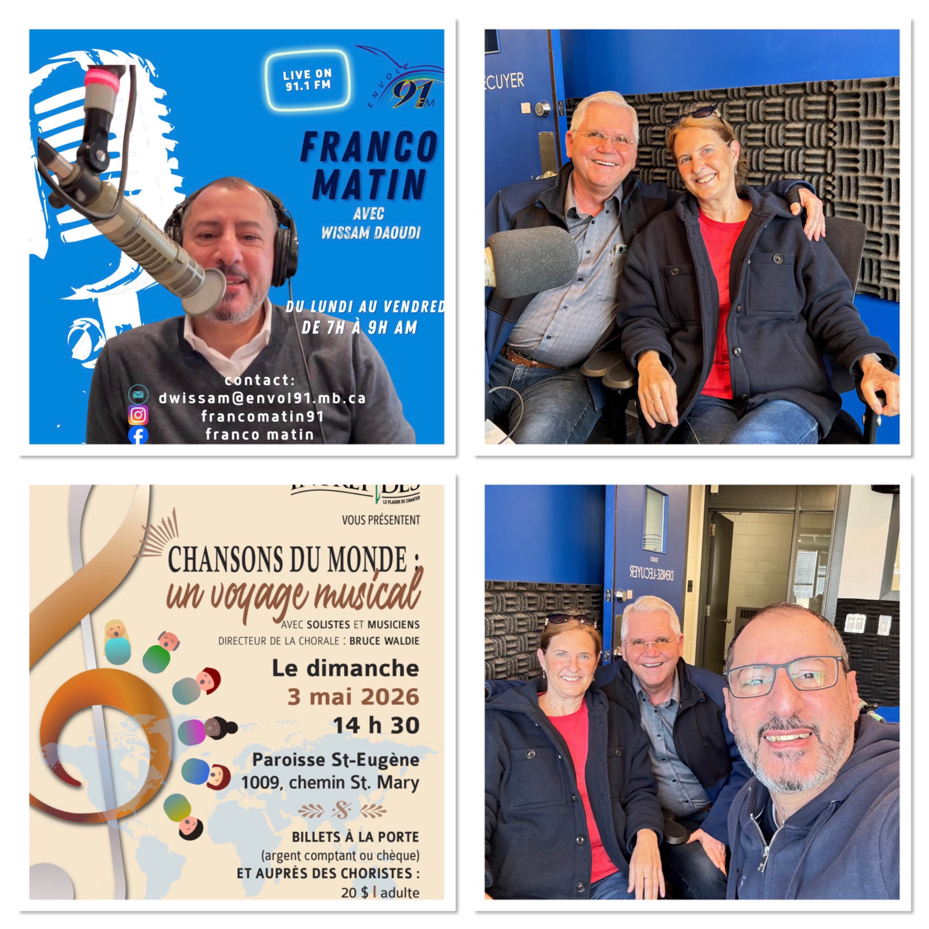 Bruce Waldie et Helene Perrault - Le Concert des Intrépides Chansons du monde - 1er mai 2026 episode artwork