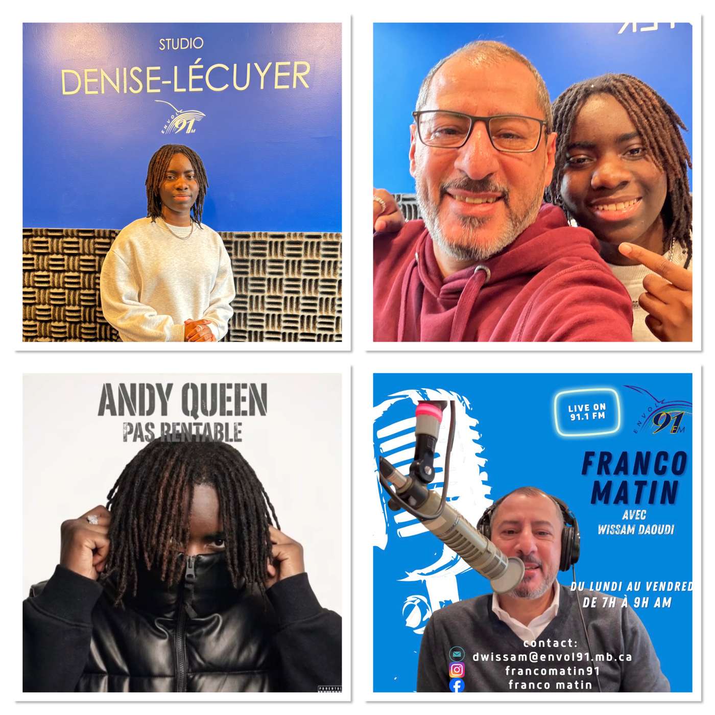 Andy Queen - son nouveau titre Pas rentable - 10 avril 2026 episode artwork