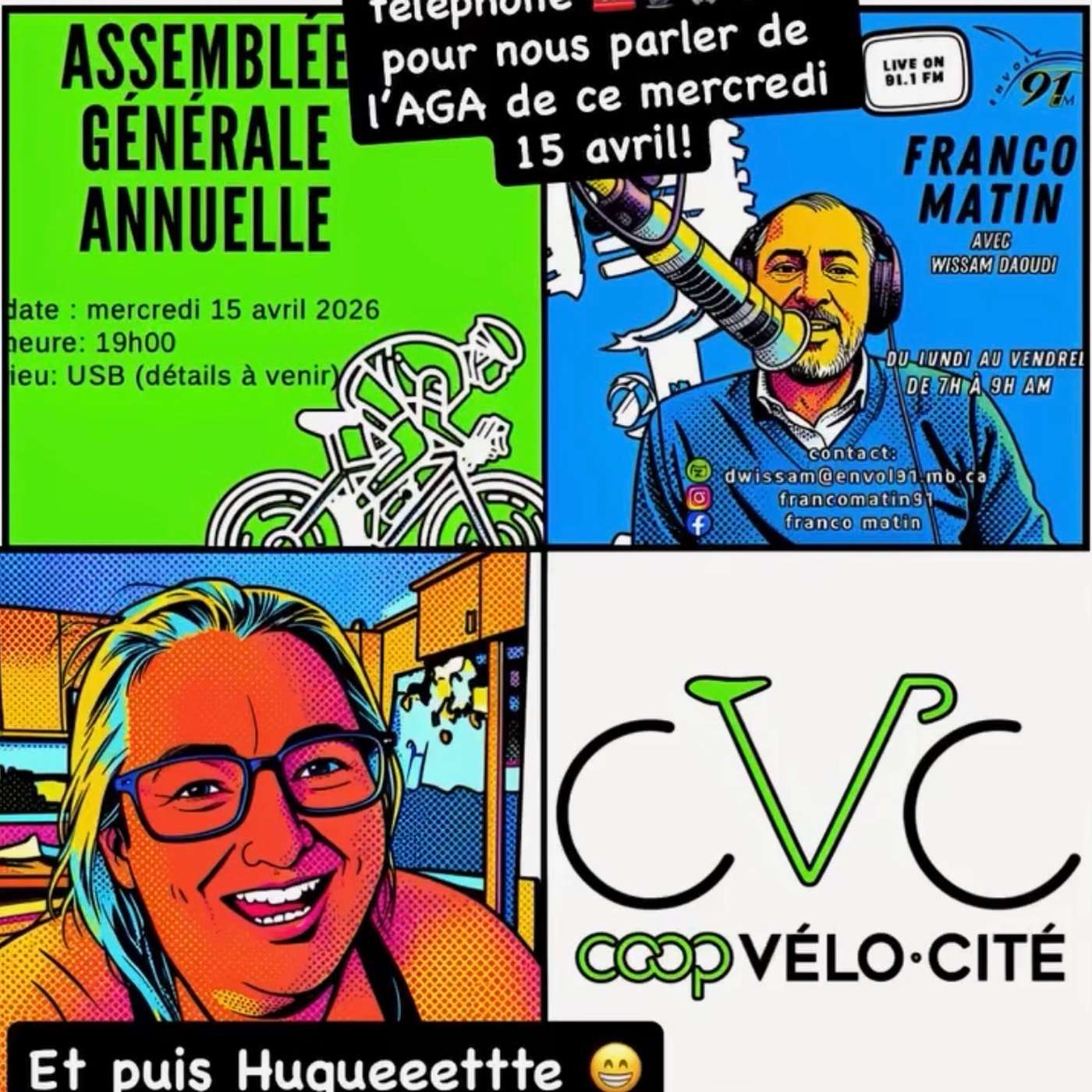 Huguette Vallée - l'AGA de Coop Vélo-Cité - 15 avril 2026 episode artwork