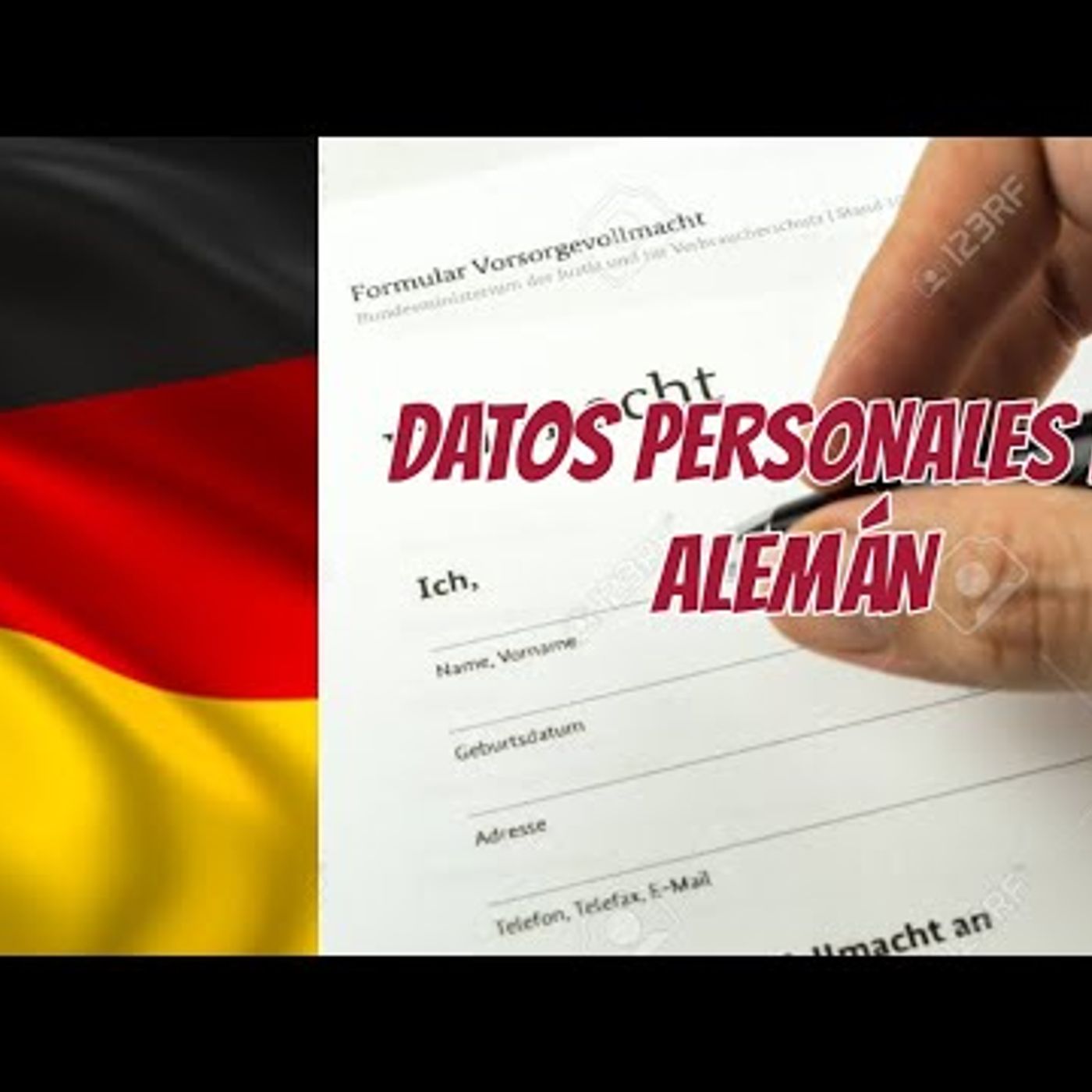 Los datos personales en alemán  Alemán Básico
