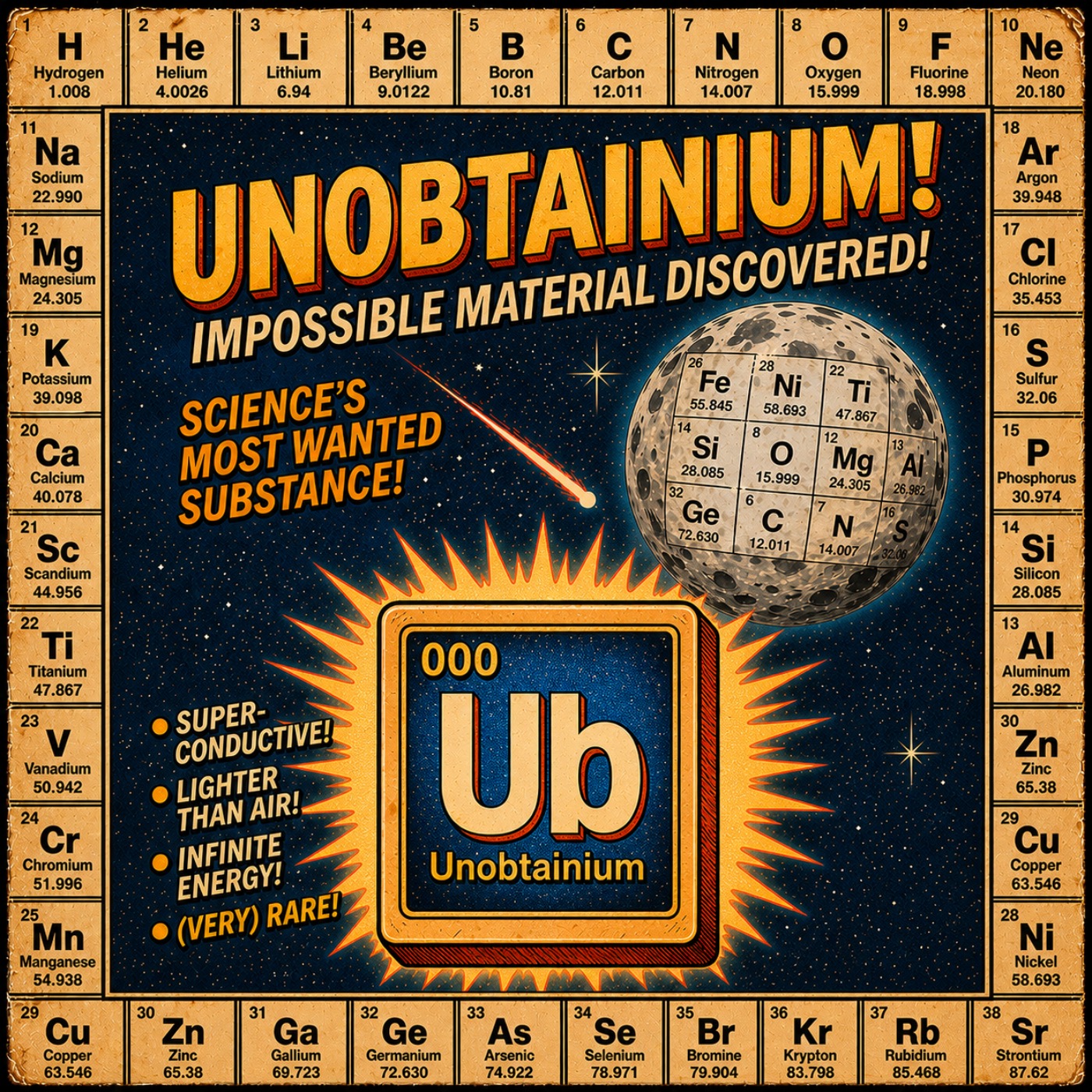 Unobtainium Podcast Trailer episode artwork