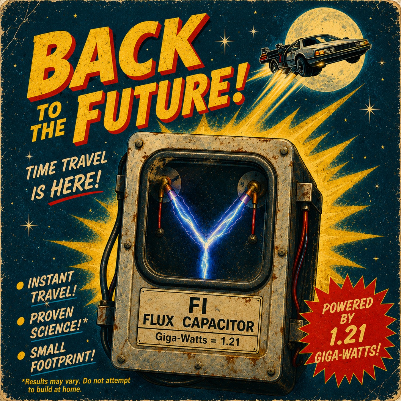 What Is the Science of Time Travel? In their first episode, Amy and Adam Go “Back to the Future” on Einstein, Paradoxes, and an Iconic DeLorean with a Flux Capacitor episode artwork