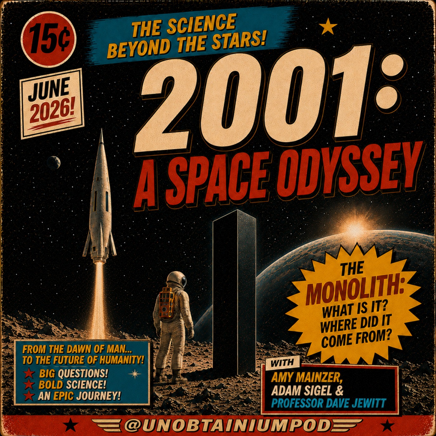 Alien Intelligence, Physics of Space, a Homicidal AI, and More with UCLA planetary scientist (and discoverer of the Kuiper Belt) Dave Jewitt on Kubrick’s Masterpiece episode artwork
