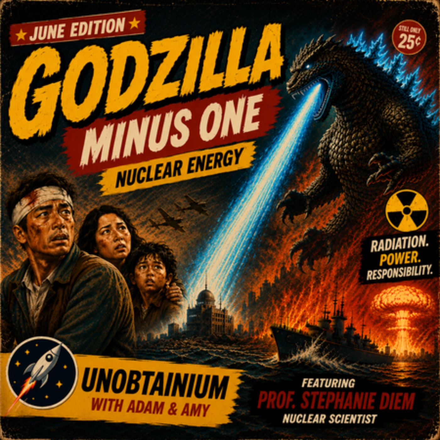 Is Godzilla Fission or Fusion? From Radiation Mutation to Blue Atomic Breath, Nuclear Physicist Stephanie Diem Unpacks This Superb Homage Monster Movie. episode artwork