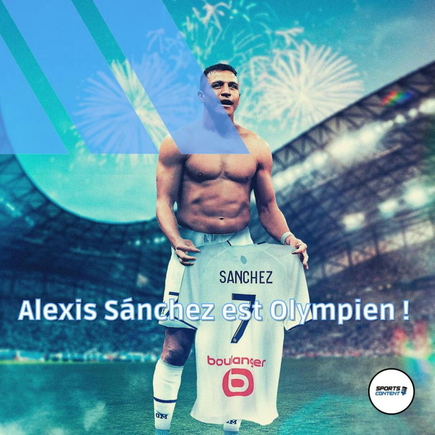 Alexis Sanchez est Olympien 🔵⚪ !
