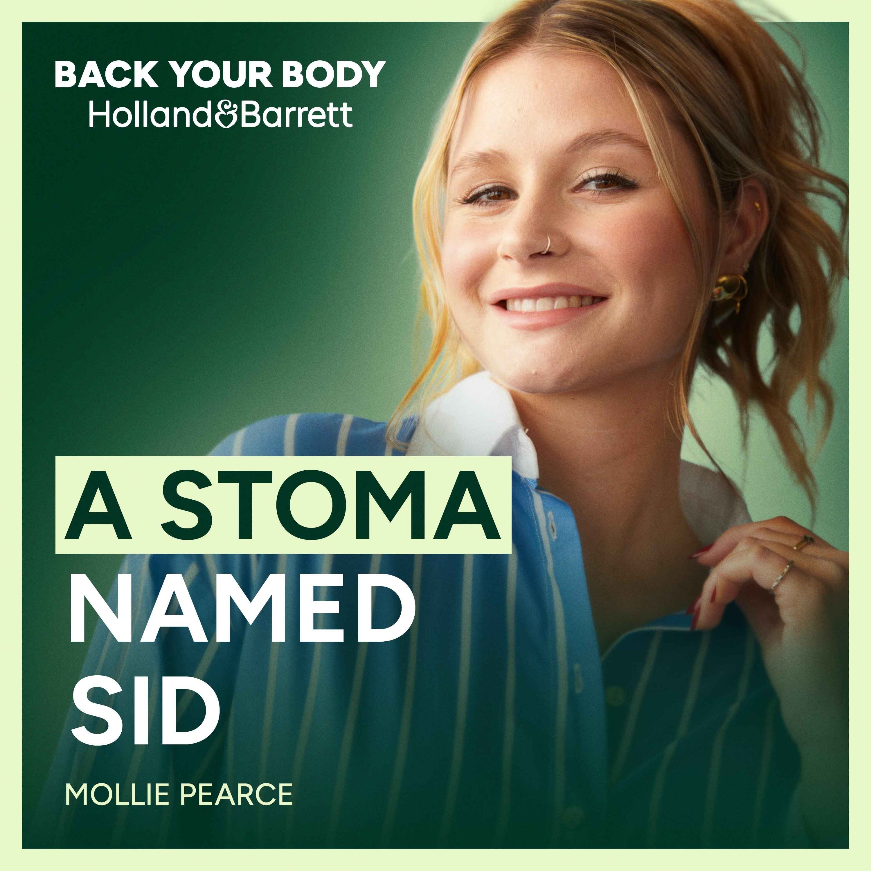 Mollie Pearce on colitis, stoma surgery and The Traitors | Back Your Body | Holland & Barrett episode artwork