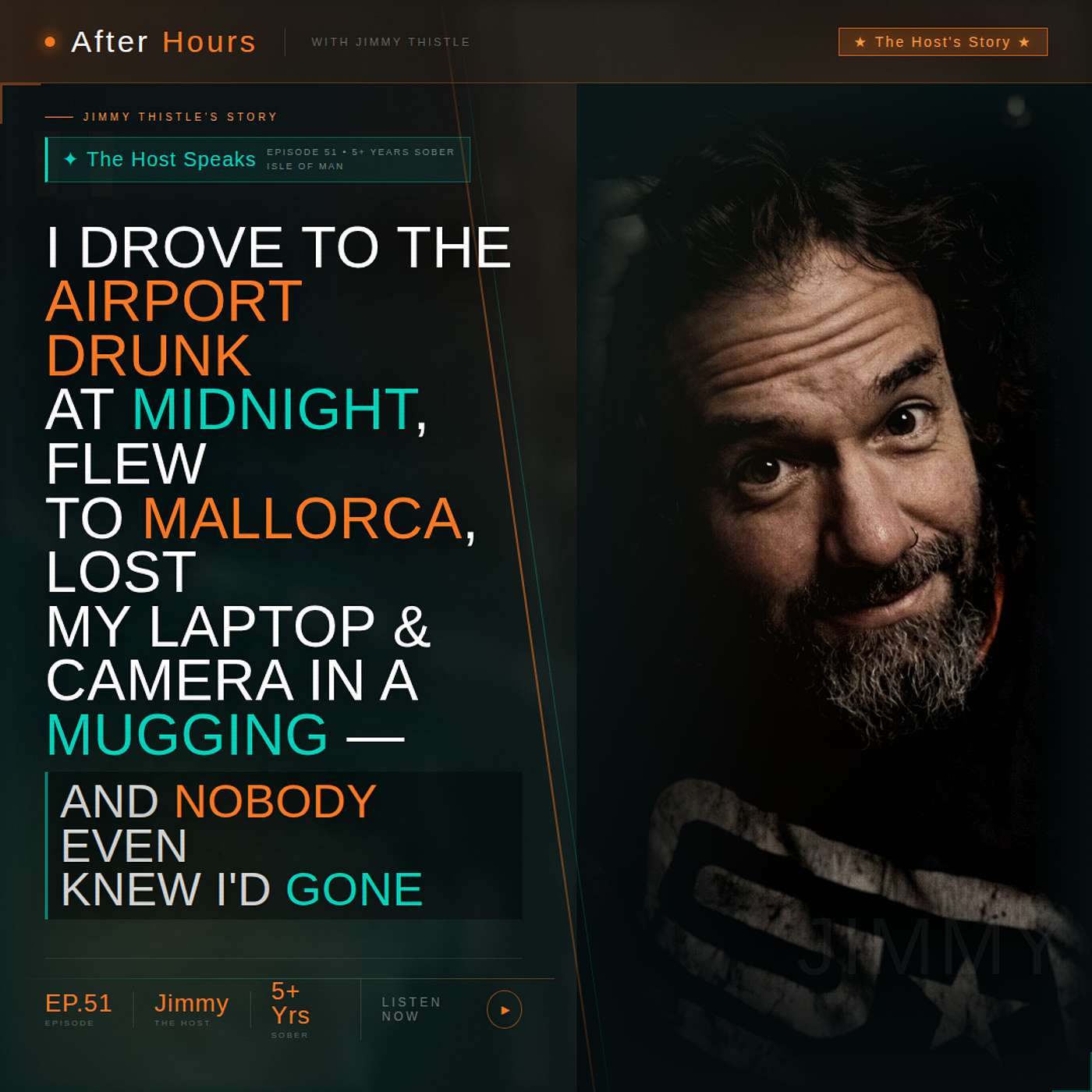 I Drove to the Airport Drunk at Midnight, Flew to Mallorca, Lost My Laptop & Camera in a Mugging — And Nobody Even Knew I’d Gone episode artwork