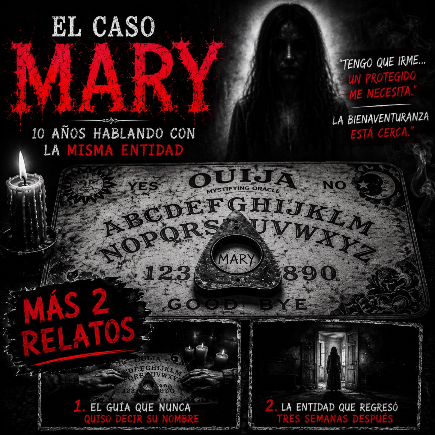 Mary: La entidad que desaparecía de la Ouija