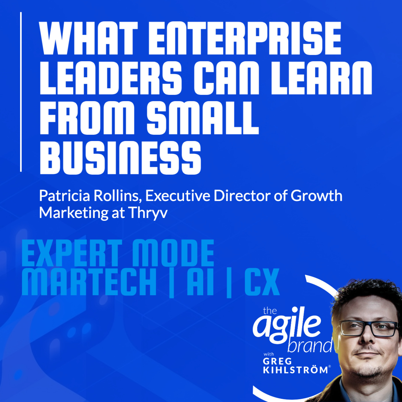 The Agile Brand with Greg Kihlström®: Expert Mode Marketing Technology, AI, & CX