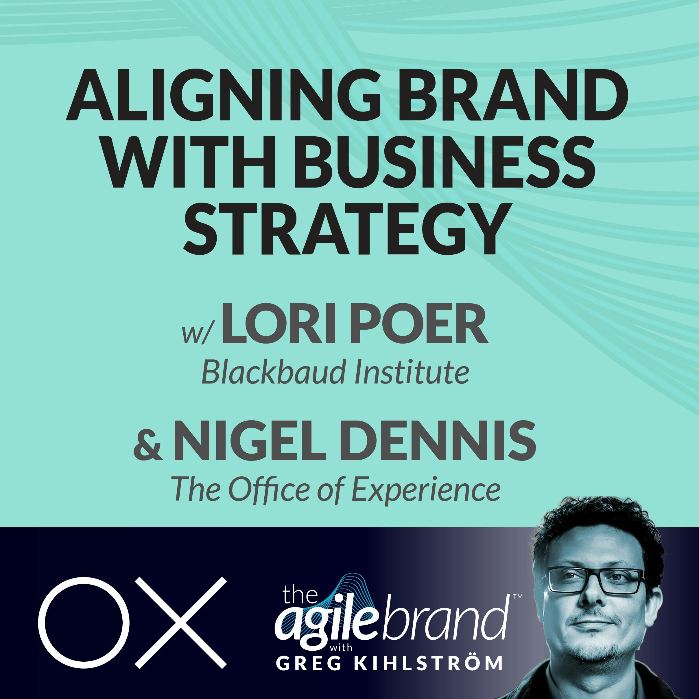 #547: Aligning brand with business strategy with Lori Poer and Nigel Dennis