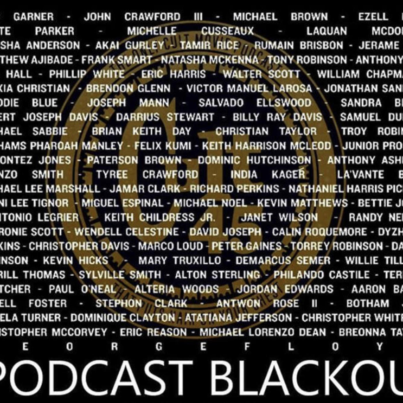 #PodcastBlackOut episode artwork