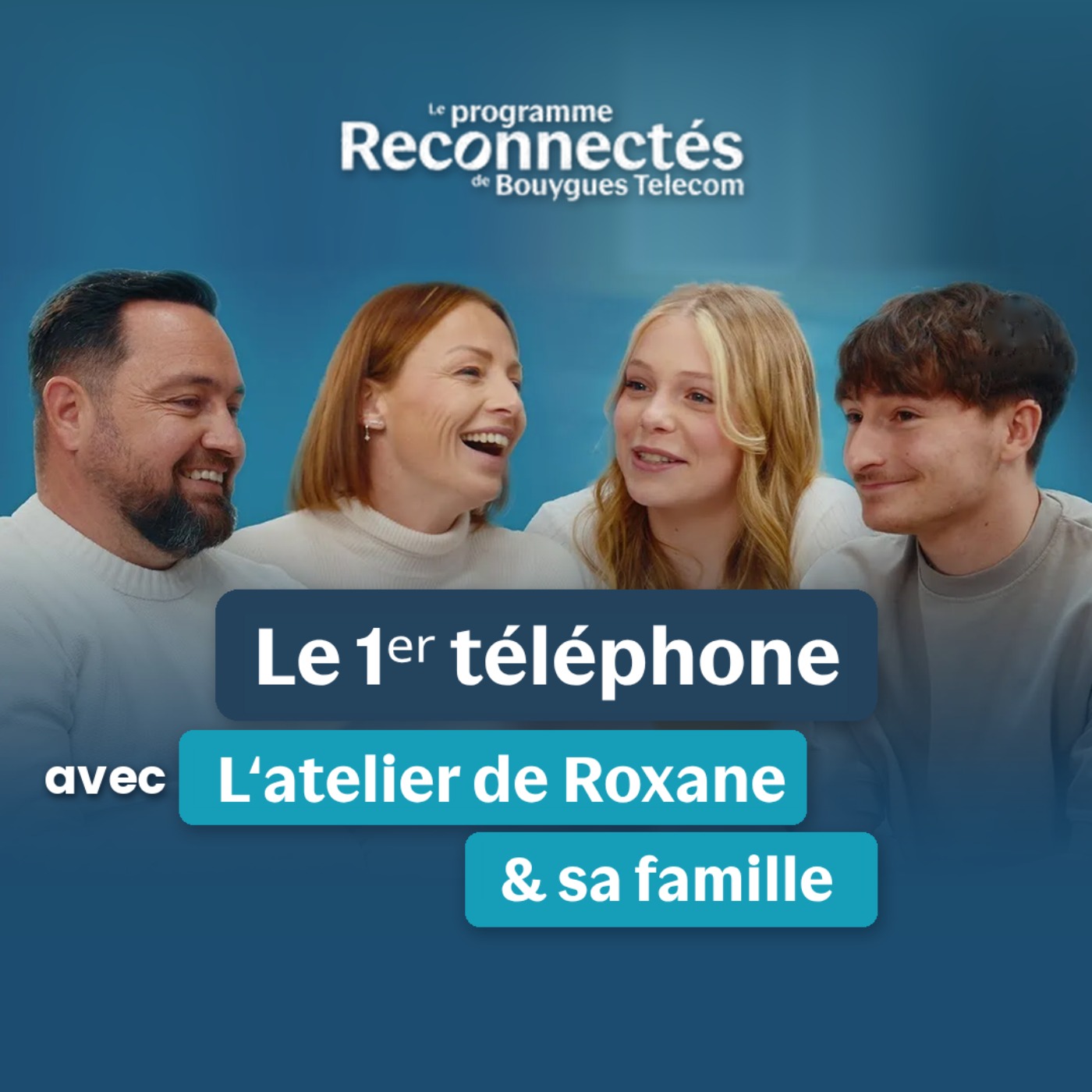  On a parlé du 1er téléphone avec L'atelier de Roxane et sa famille 