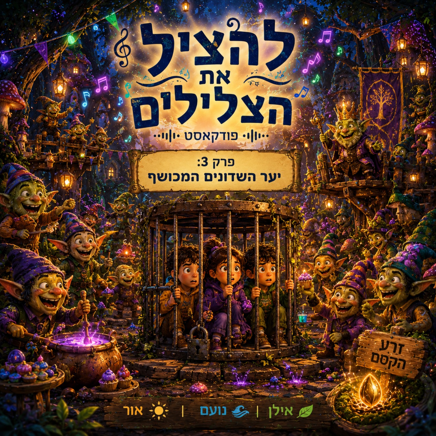 להציל את הצלילים - פרק 3 יער השדונים המכושף episode artwork