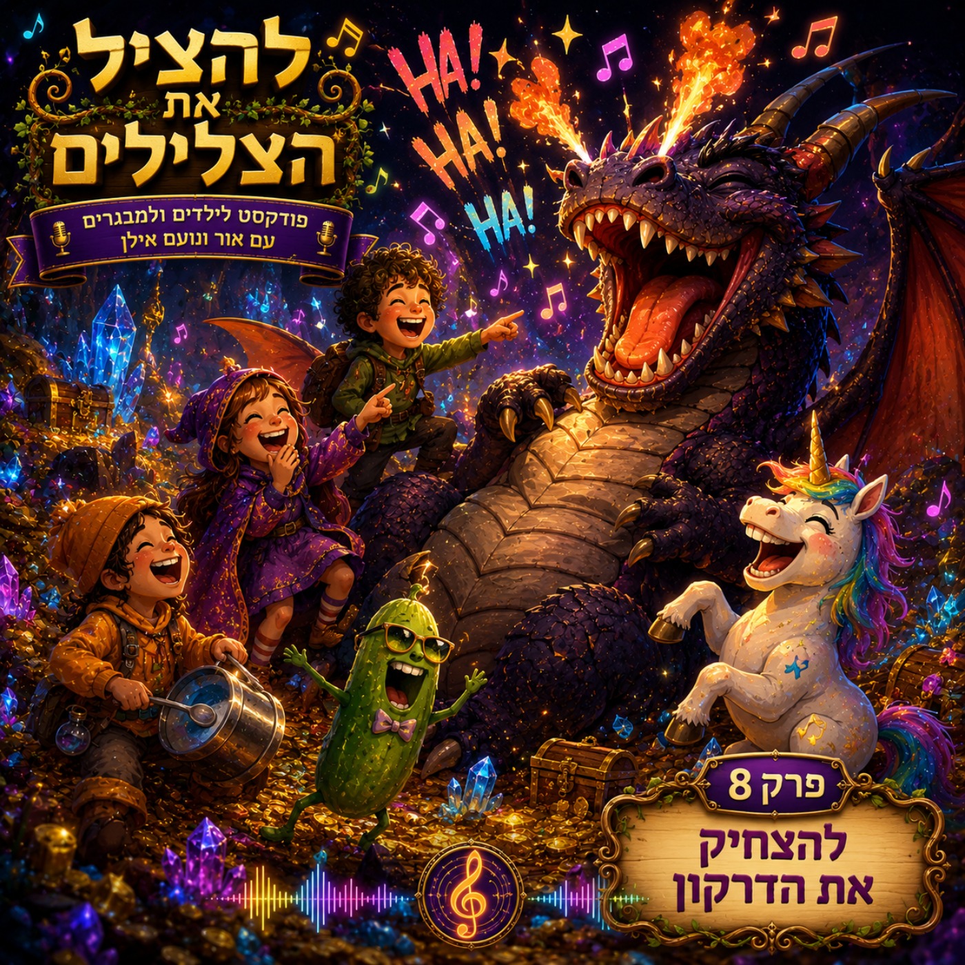 להציל את הצלילים - פרק 8 להצחיק את הדרקון episode artwork
