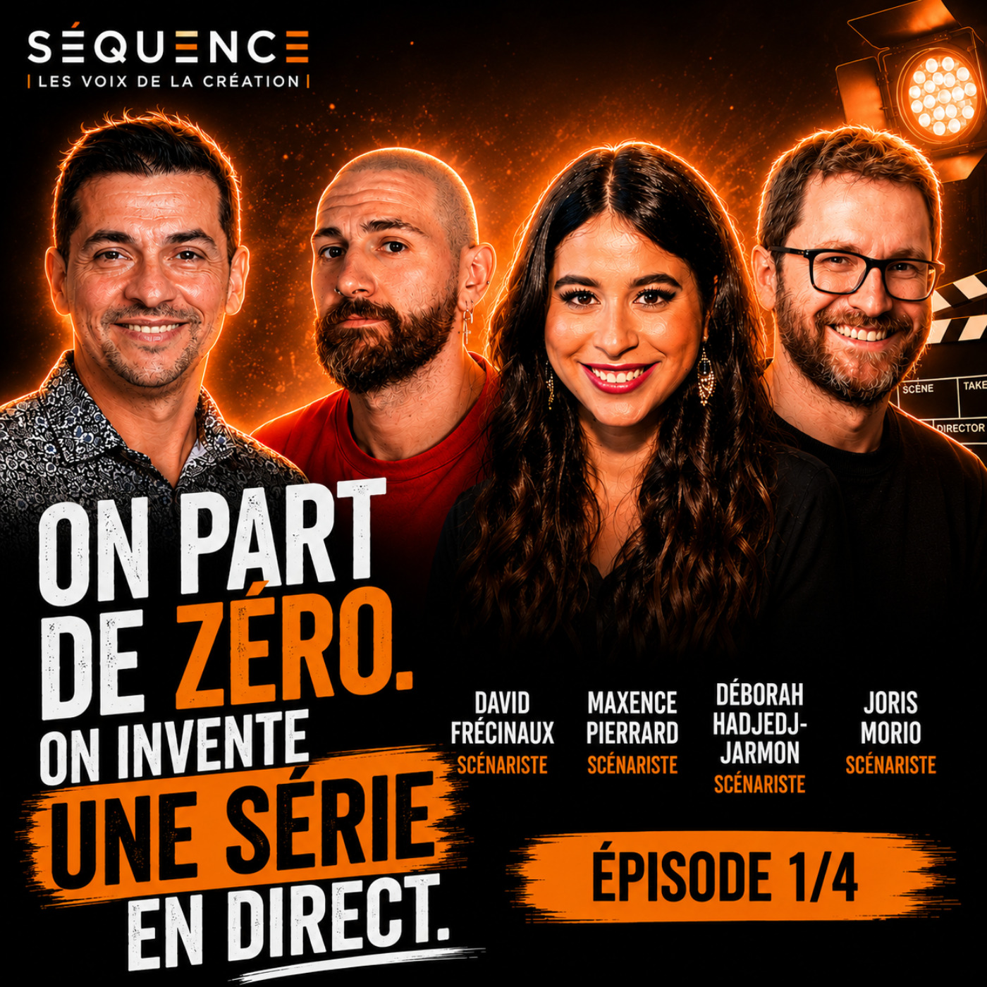 4 SCÉNARISTES INVENTENT UNE SÉRIE INÉDITE SANS RIEN PRÉPARER — 1/4 | Séquence episode artwork