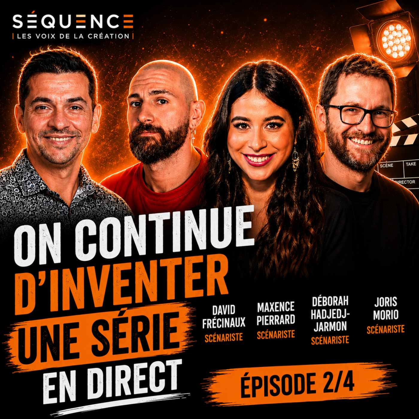4 SCÉNARISTES INVENTENT UNE SÉRIE INÉDITE SANS RIEN PRÉPARER — 2/4 | Séquence episode artwork