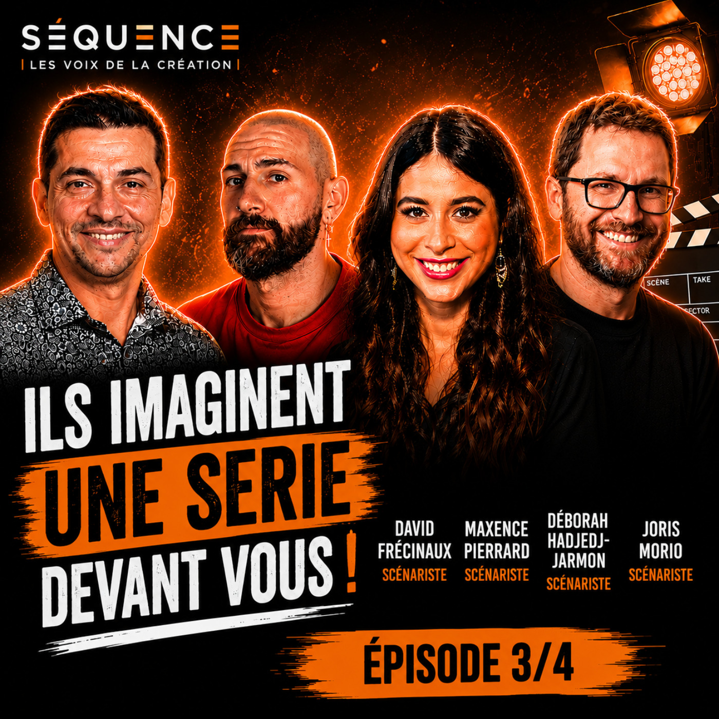 4 SCÉNARISTES CONSTRUISENT LEUR SÉRIE INÉDITE SANS RIEN PRÉPARER — 3/4 | Séquence episode artwork