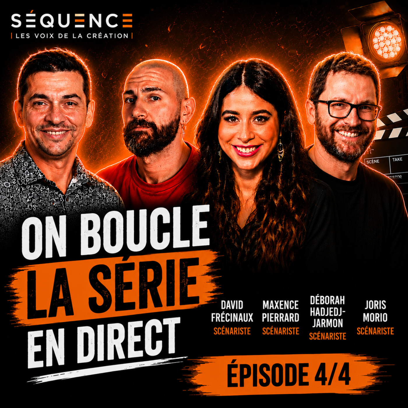 4 SCÉNARISTES BOUCLENT LEUR SÉRIE INÉDITE SANS RIEN PRÉPARER — 4/4 | Séquence episode artwork