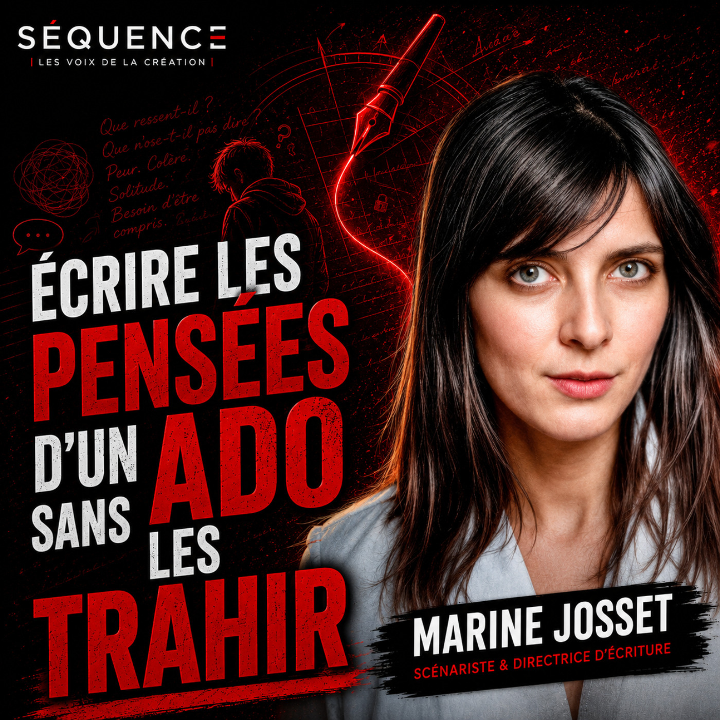 LA SCÉNARISTE DE SKAM PARLE DE SANTÉ MENTALE SANS DÉTOUR | Marine Josset x Séquence episode artwork