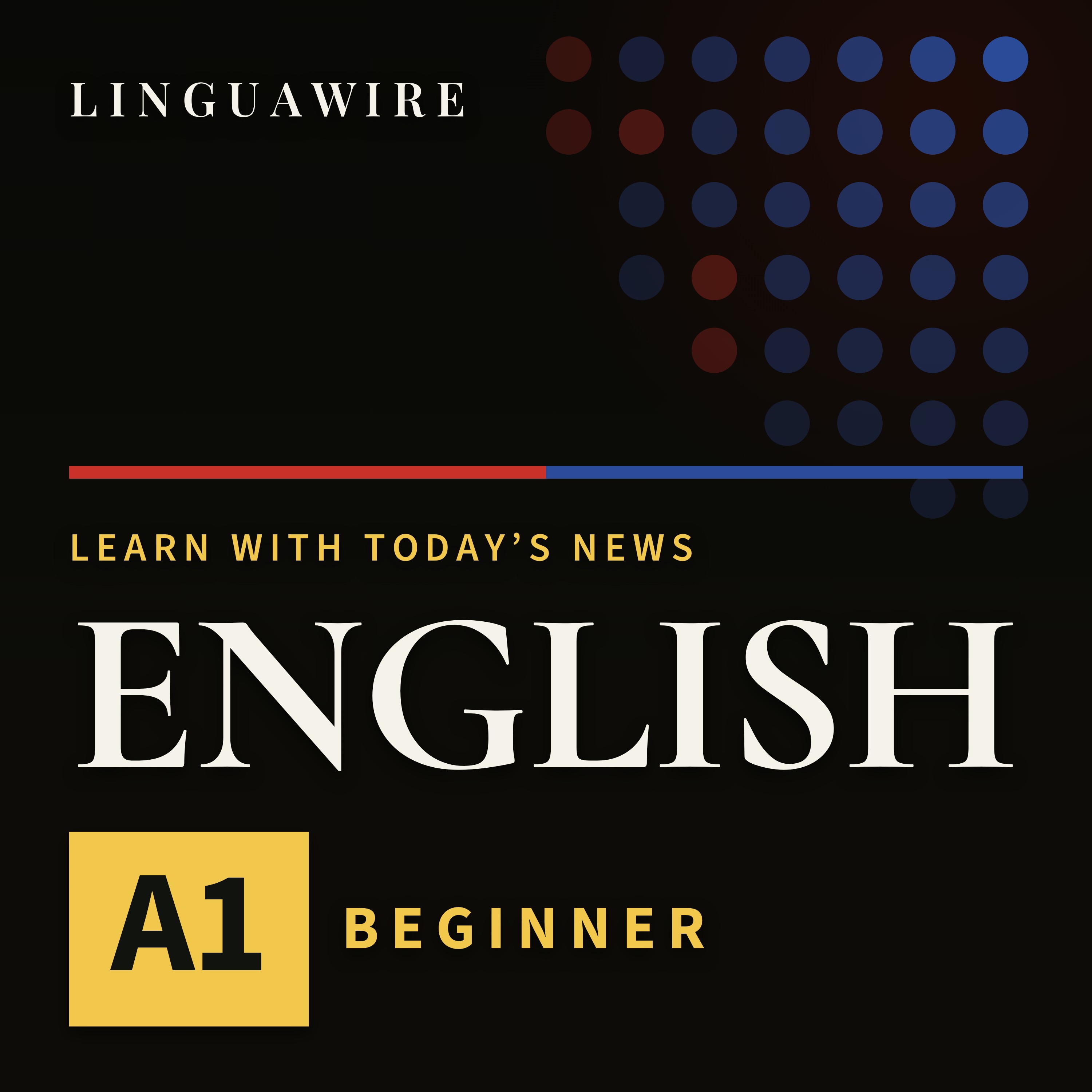 Learn English A1 | Slow Easy News for Beginners, Daily podcast cover art