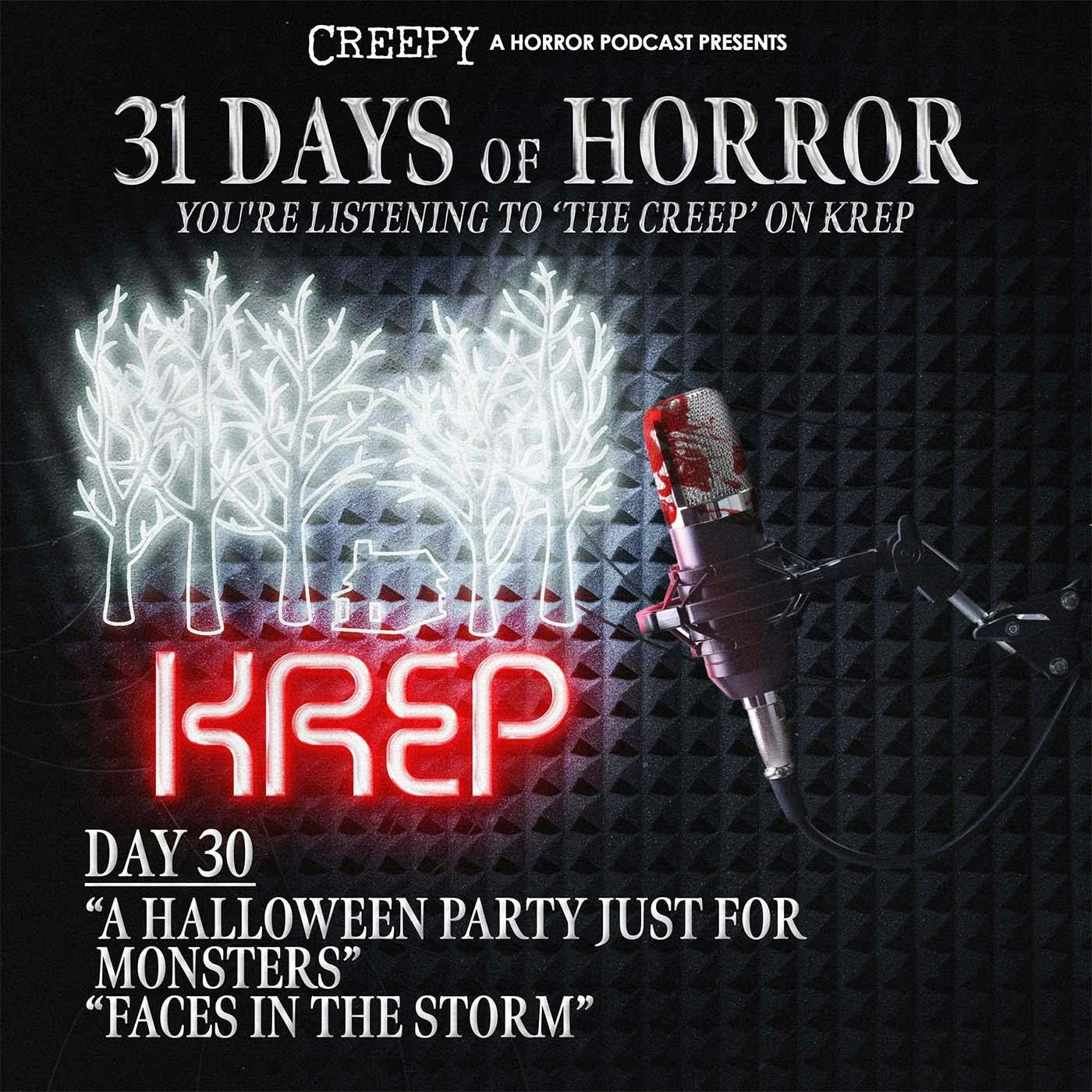 Day 30 - A Halloween Party for Monsters & Faces in the Storm