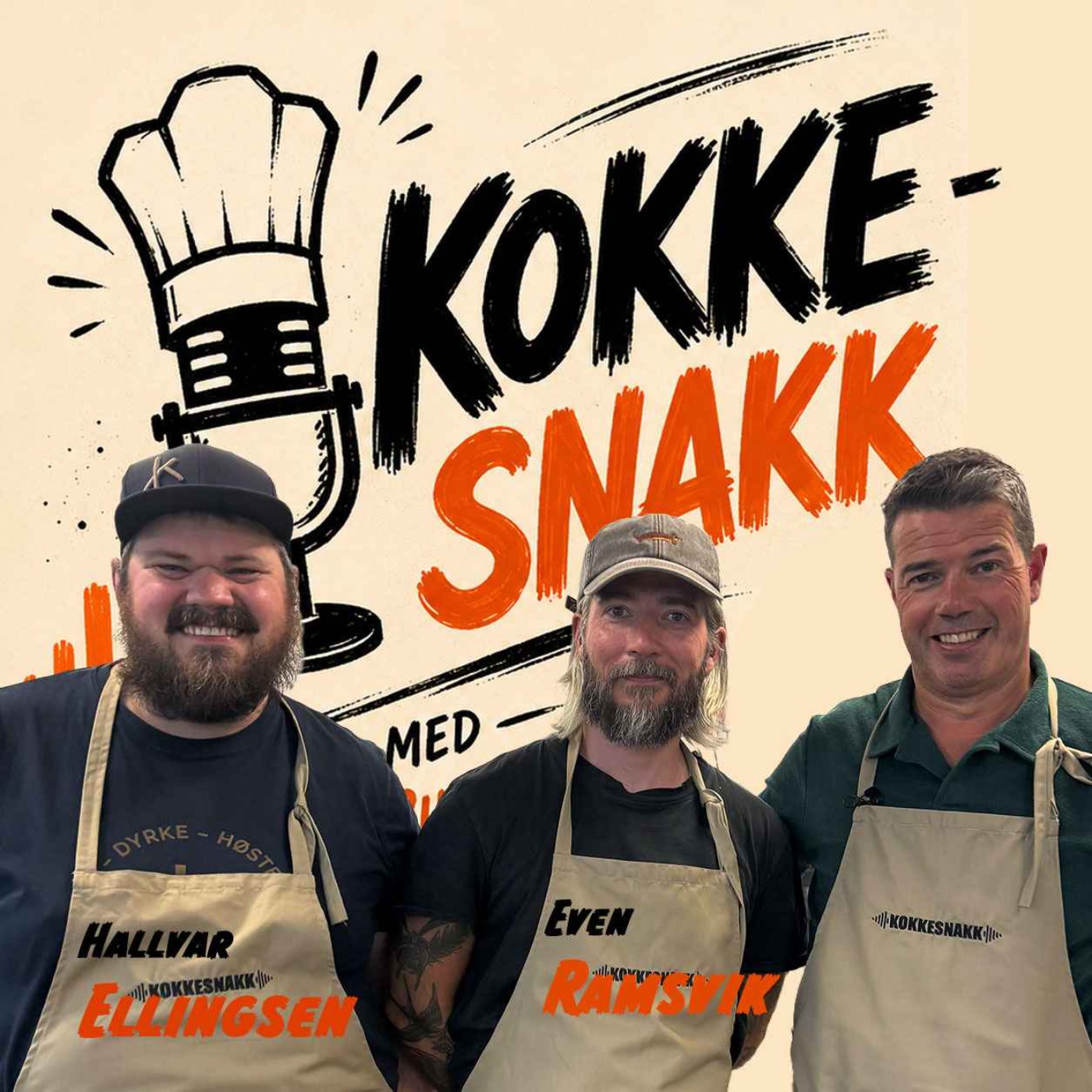 Kokkesnakk med Halvar Ellingsen og Even Ramsvik