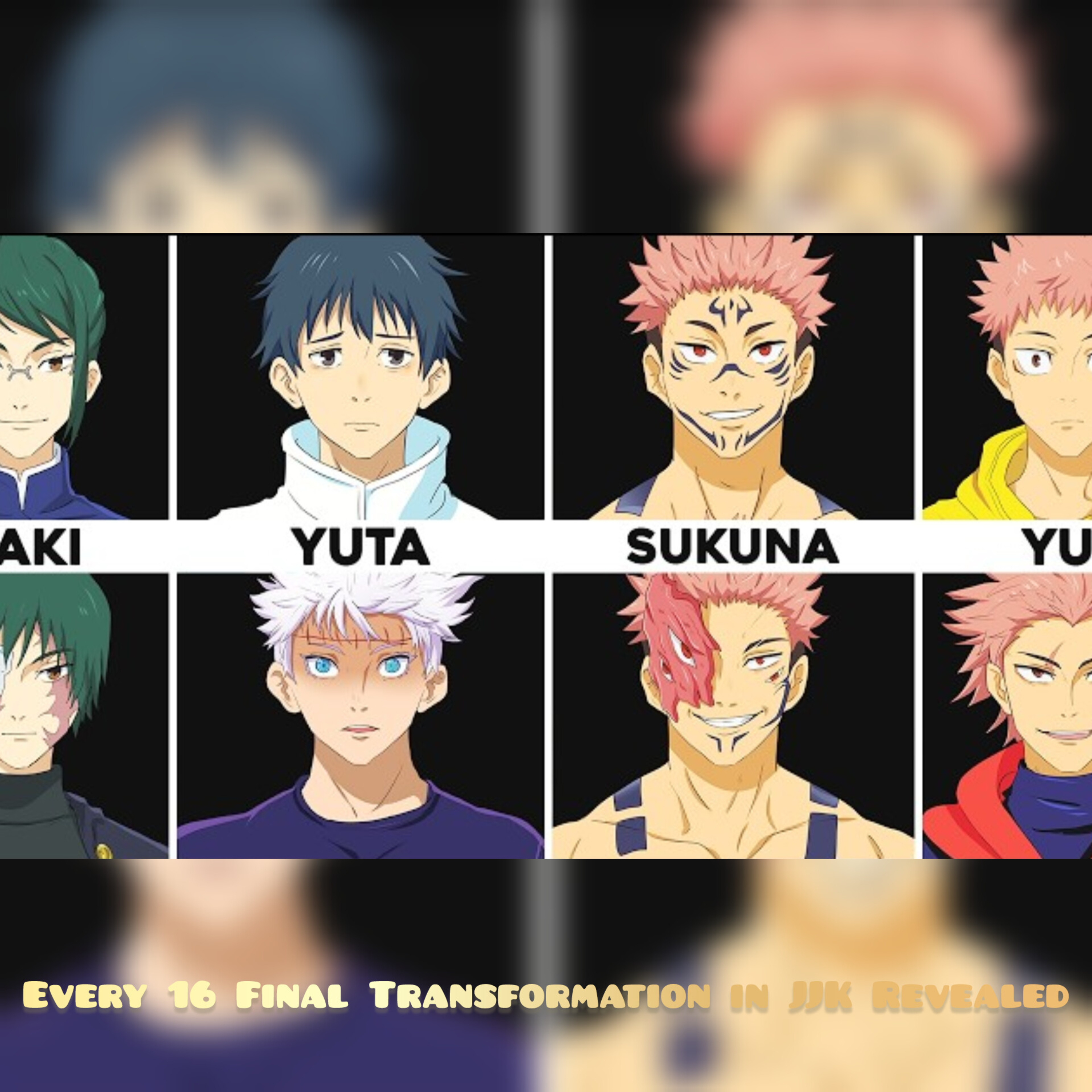 Every 16 Final Transformation in JJK Revealed episode artwork
