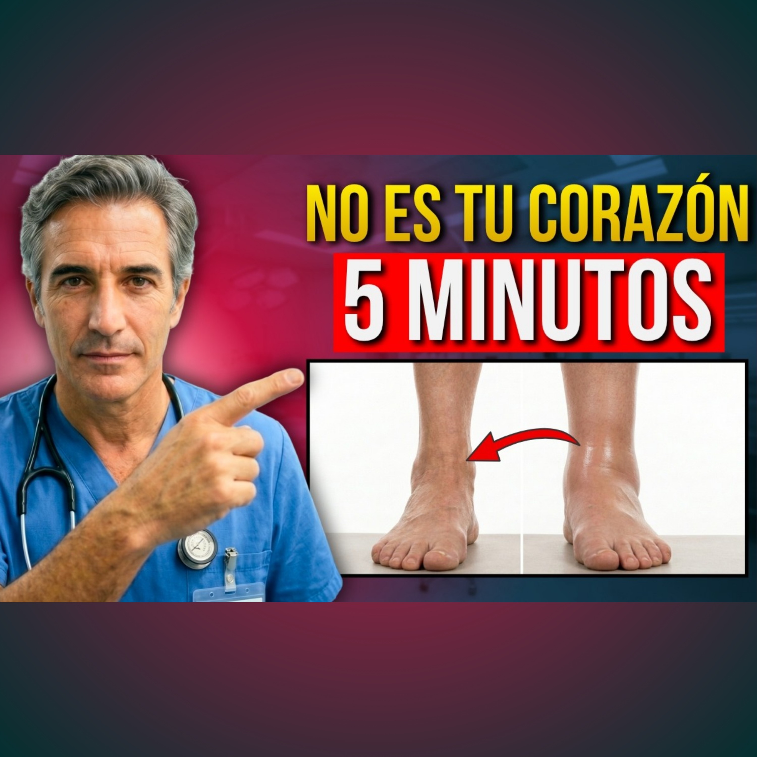 Los Tobillos Hinchados Después de los 60 NO Son el Corazón — Es la Linfa (5 Minutos los Drena) episode artwork
