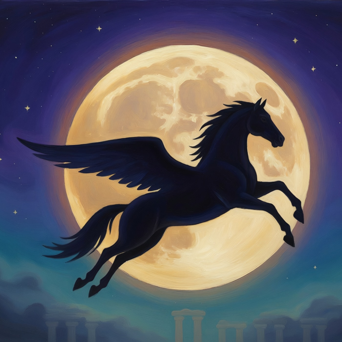 64. 3 horas de mitos griegos: Medusa, Hércules y las manzanas de oro, el cántaro maravilloso y Pegaso y Belerofonte | Nathaniel Hawthorne | Mitos para dormir episode artwork