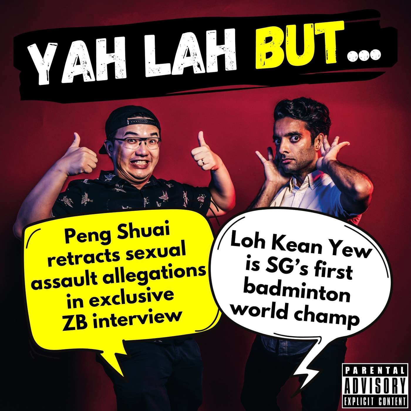 #245 - Tennis player Peng Shuai retracts sexual assault allegations in Zaobao interview & Loh Kean Yew is SG’s first badminton world champion episode artwork
