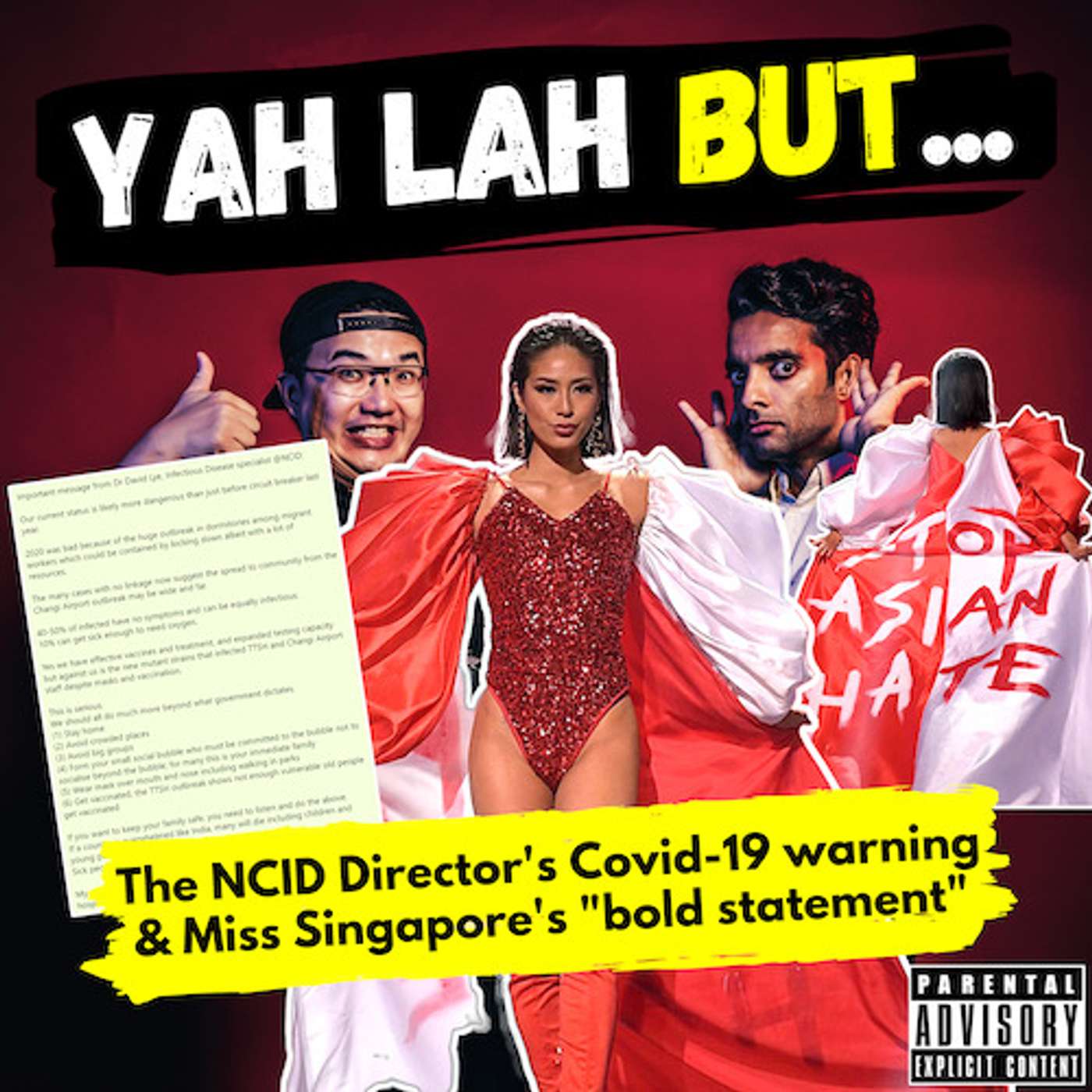 YLB #159 - An NCID Director warns Covid-19 situation in SG is “more dangerous” & the “bold” statement from Miss Singapore Universe episode artwork