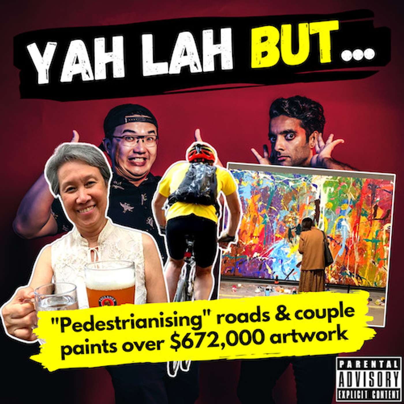 YLB #147 - “Pedestrianise” road experiment gets mixed reactions & the couple who painted over a $672,000 artwork episode artwork