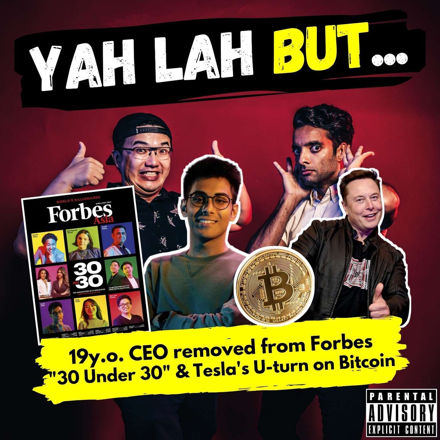 YLB #158 - Harsh Dalal's removal from Forbes 30 Under 30 & Tesla's U-turn on Bitcoin episode artwork