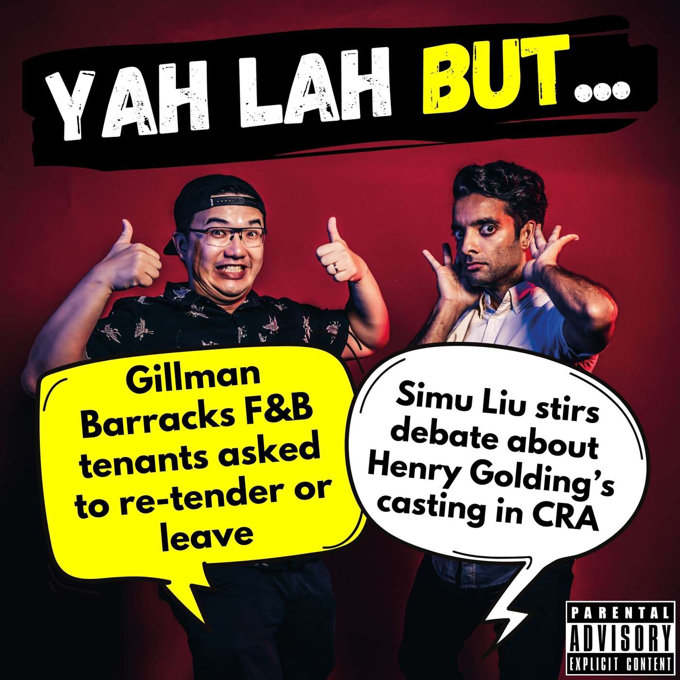#295 - Gillman Barracks F&B tenants asked to re-tender or leave & Simu Liu stirs debate about Henry Golding’s casting in CRA episode artwork