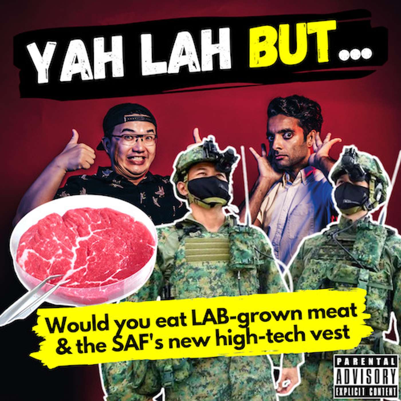 YLB #110 - Singapore becomes the 1st country to approve lab-grown meat & SAF NSFs get new army vests episode artwork