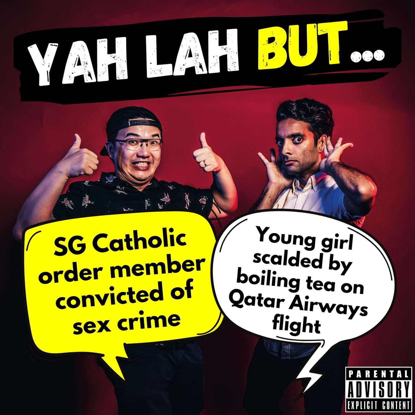 #291 - Singapore Catholic order member convicted of sex crime & young passenger scalded by boiling tea on Qatar Airways flight episode artwork