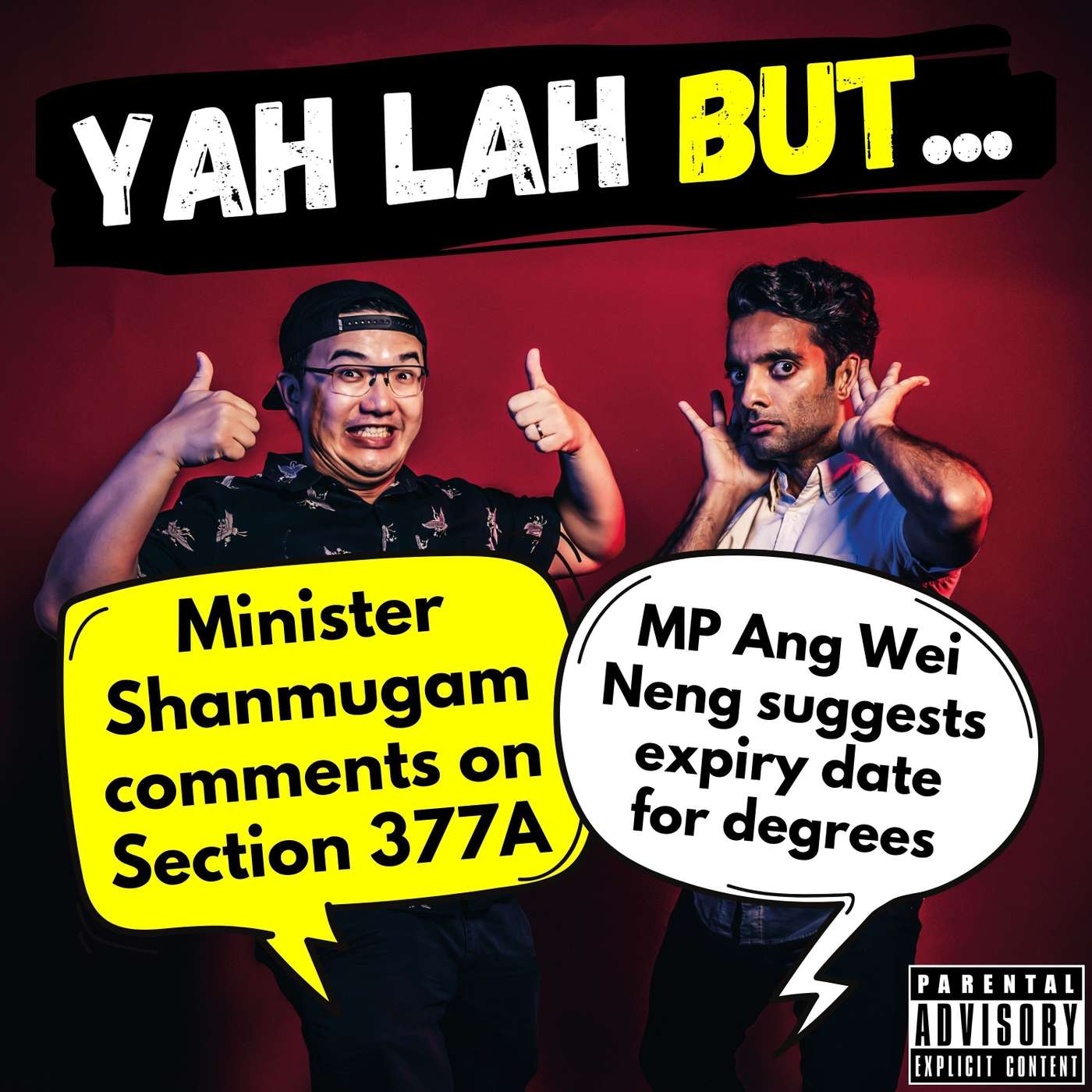 #270 - Minister Shanmugam comments on 377A & MP Ang Wei Neng suggests expiry date for degrees episode artwork